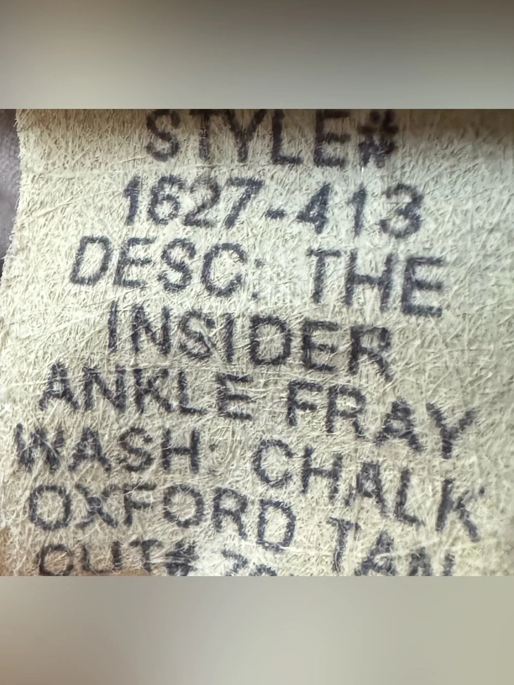 Mother The Insider Ankle Fray Chalk It Up 27